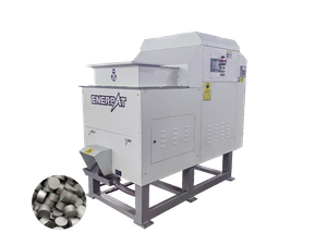 Машина для прессования металлической стружки (один выход)