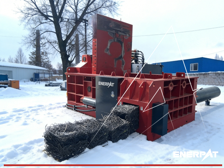Пакетировочный Пресс Для Металлолома И Стальной Проволоки AMB-L2014-250 Enerpat