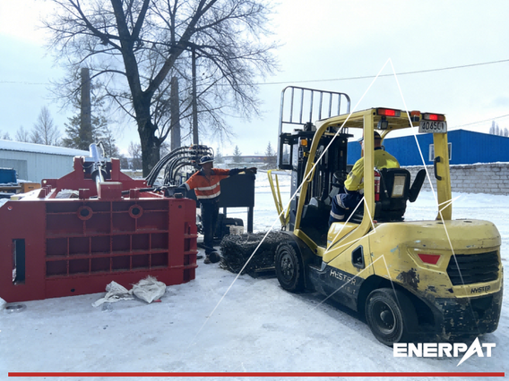 Пакетировочный Пресс Для Металлолома И Стальной Проволоки AMB-L2014-250 Enerpat