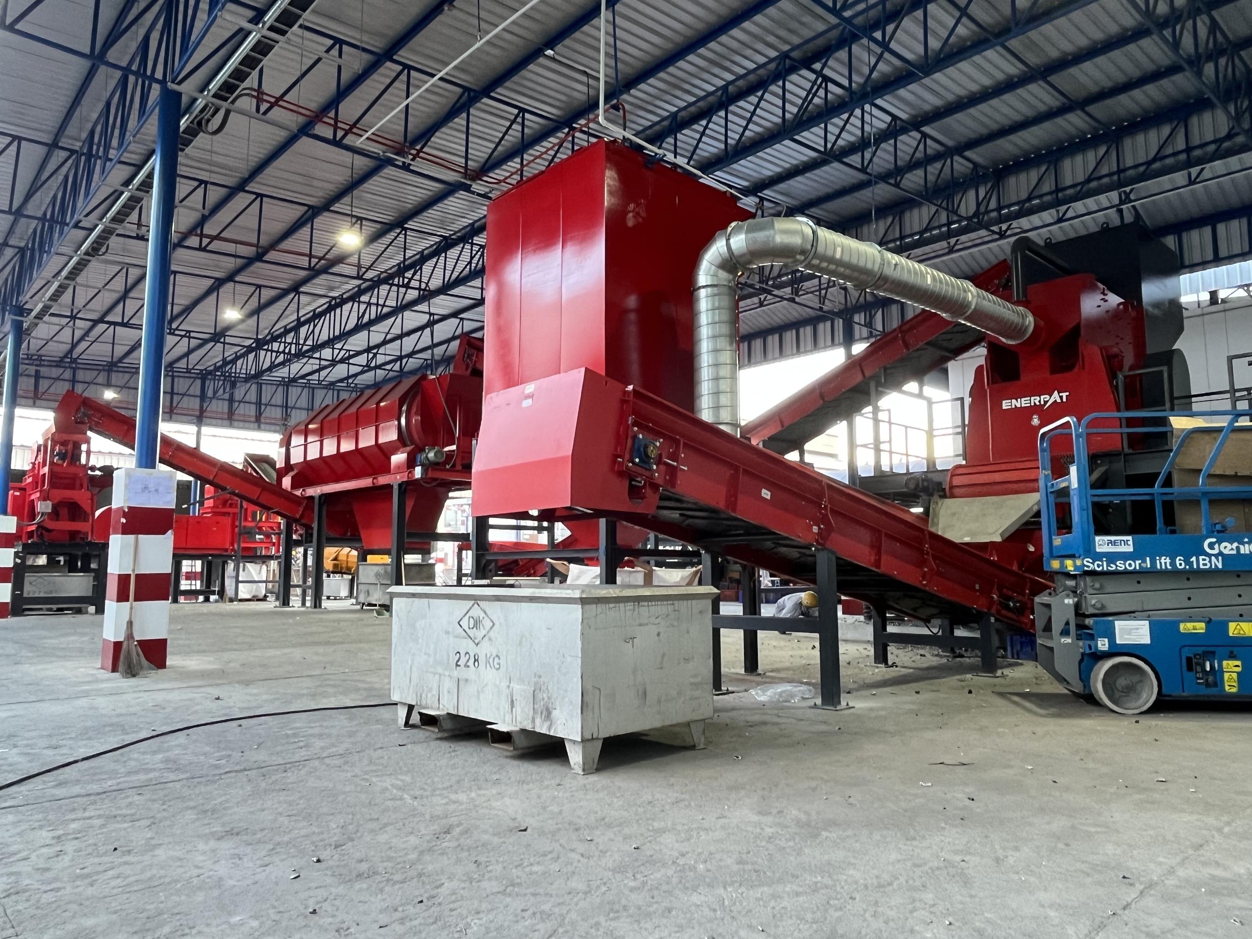 Линия Дробления И Сортировки Электронных Отходов 6-10 Т/ч