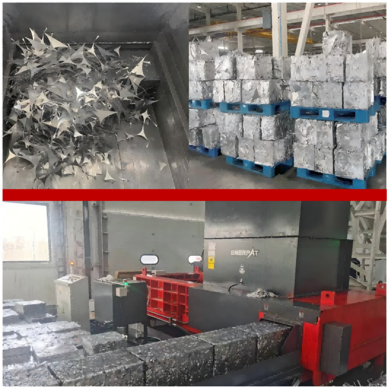 гидравлический пресс для прессования алюминиевого лома