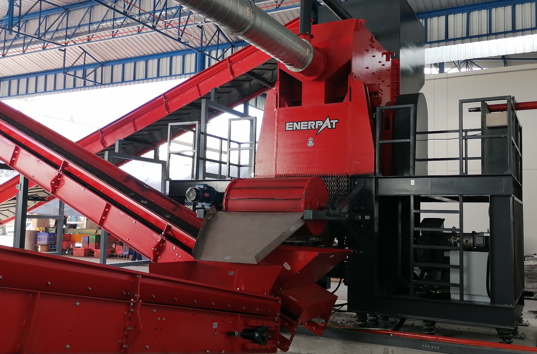 Линия Дробления И Сортировки Электронных Отходов 6-10 Т/ч