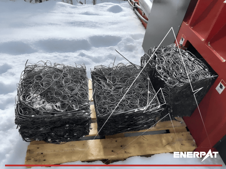 Пакетировочный Пресс Для Металлолома И Стальной Проволоки AMB-L2014-250 Enerpat