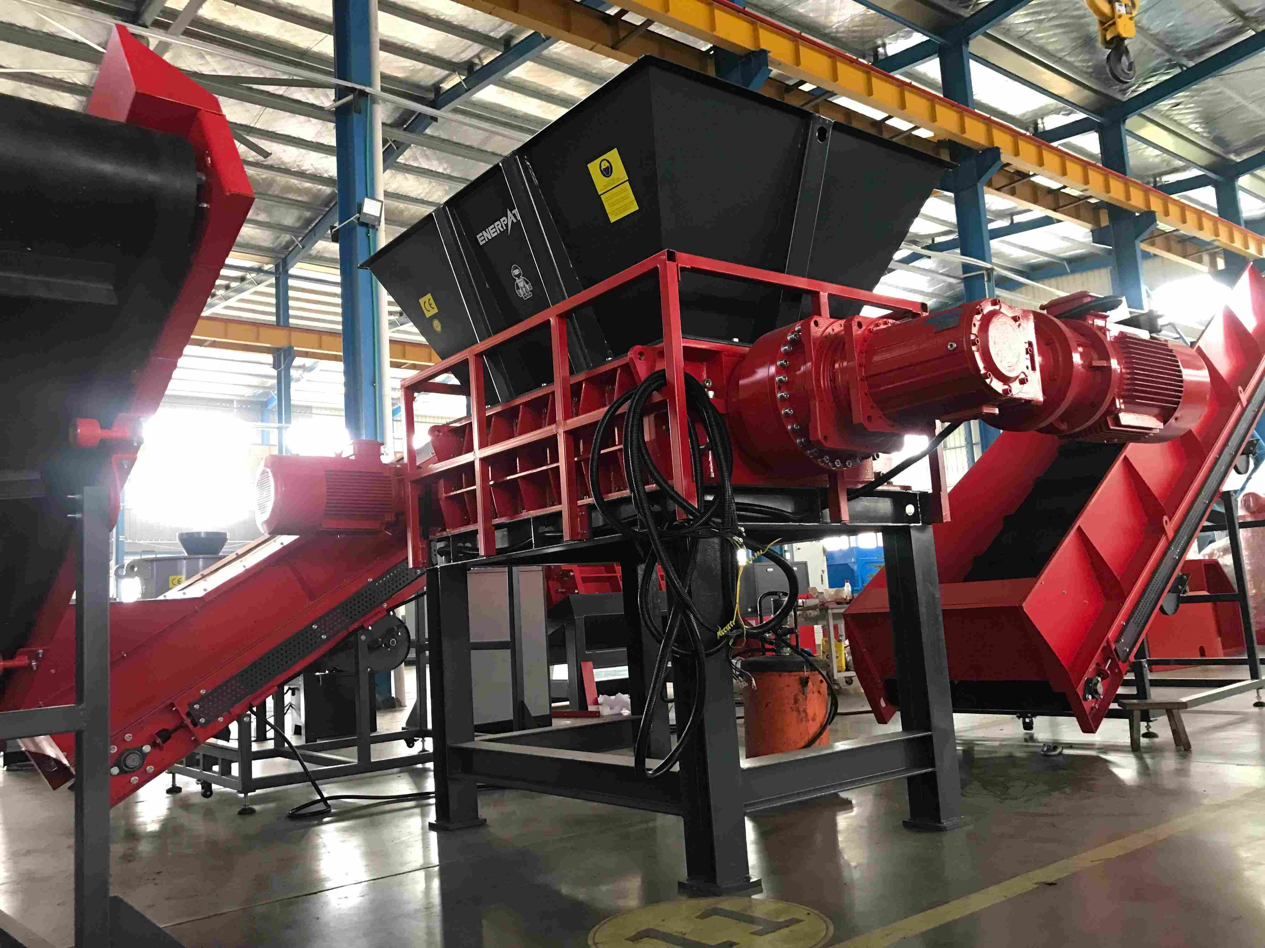 шредер промышленный двухвальный