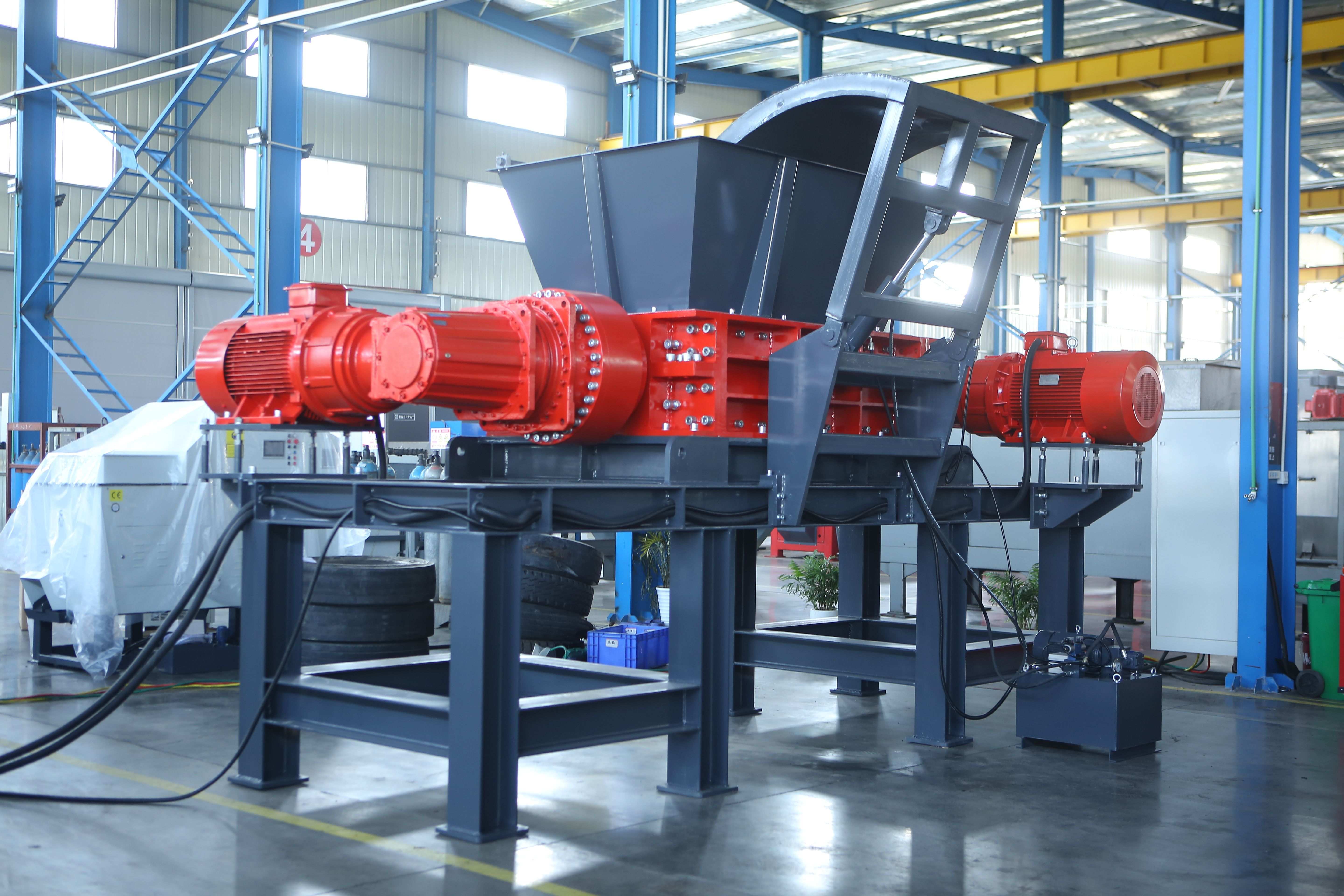 шредер промышленный двухвальный