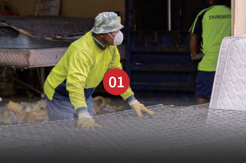 Baling Mattress Springs (2)