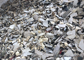 Фрагменты пластика